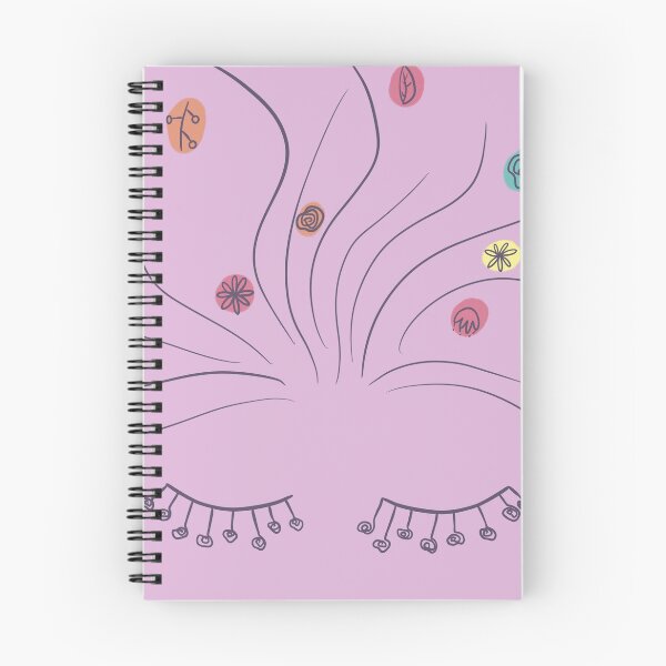 Item preview, Spiral Notebook Line art Illustration  designed and sold by nanibyanii.