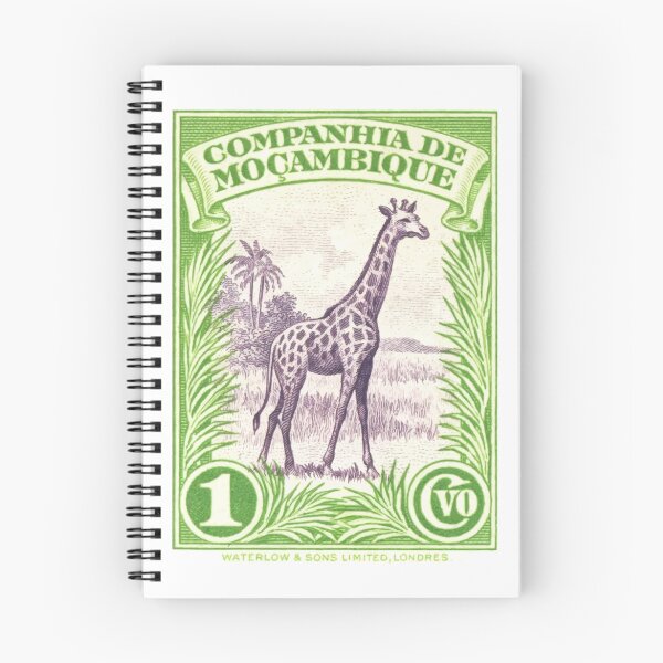 Item preview, 1937 Mozambique Giraffe Postage Stamp designed and sold by retrographics.