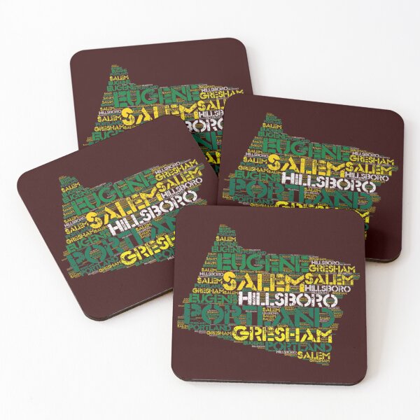 Item preview, Cities Of Oregon Portland Salem Eugene Gresham Hillsboro designed and sold by Ermland-LabeL.
