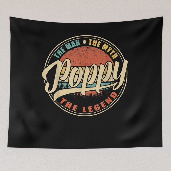 Item preview, Mens Poppy The Man The Myth The Legend Vintage Retro Fathers Day  designed and sold by anniet33.