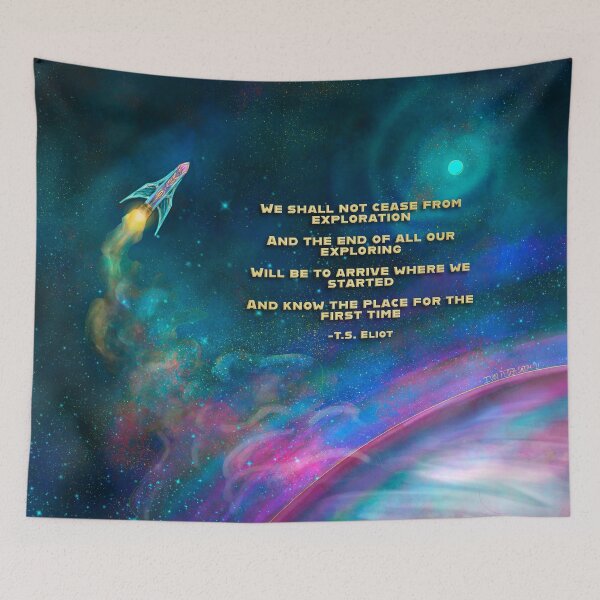 Item preview, We Shall Not Cease From Exploration designed and sold by NeonFeverDreams.