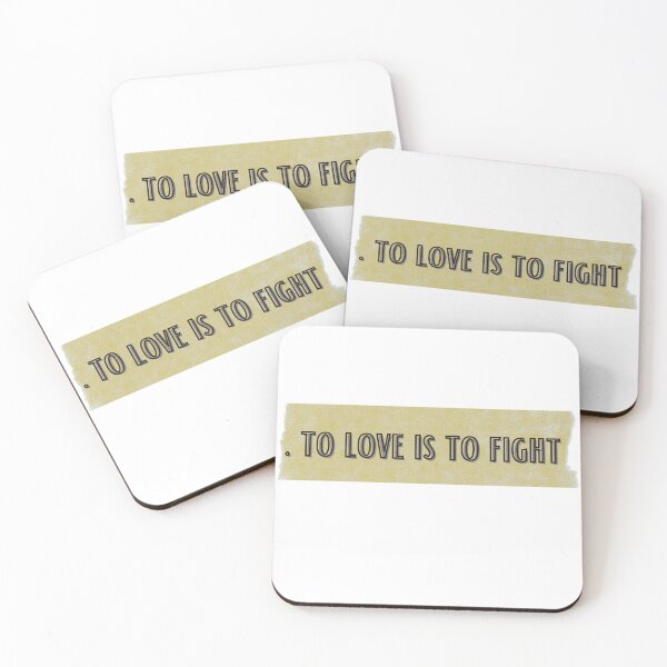 Item preview, To love is to fight designed and sold by Sserniee.