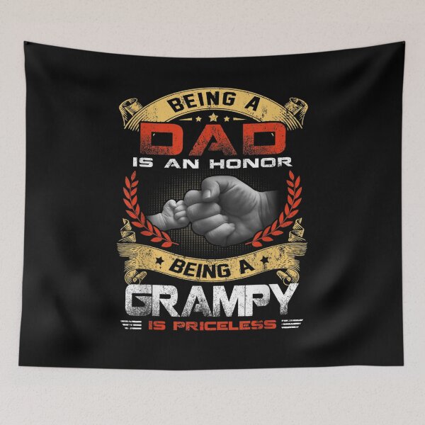 Item preview, Mens Being A Dad An Honor Being A Grampy Is Priceless Gift  designed and sold by anniet33.