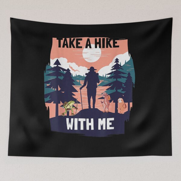 Item preview, Take A Hike With Me Frog Bear Sloth Mountain Outdoor Hiking  designed and sold by anniet33.