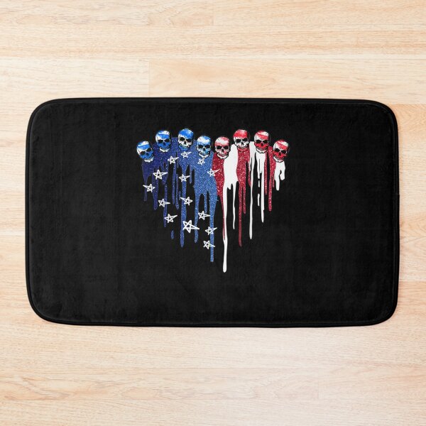 Item preview, American Flag Skull Heart July 4th Patriotic  designed and sold by anniet33.