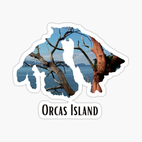 Item preview, Orcas Island with a Madrona Tree designed and sold by PeaceLoveAndJoy.