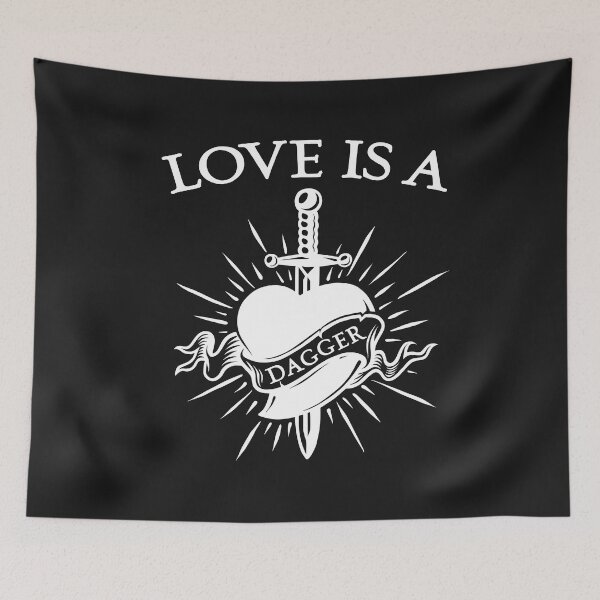 Item preview, Love Is A Dagger Quote Meme designed and sold by gkao.