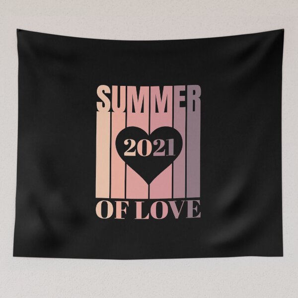 Item preview, 2021 Summer Of Love | Sunny t-shirt design designed and sold by Lees Tees.