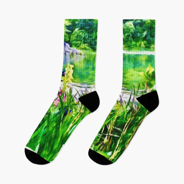Item preview, Reeds and Flowers by the Pond designed and sold by Pamela Storch.