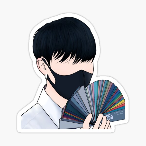 Color Rush Yoohan minimaliste (couleur ver) Sticker