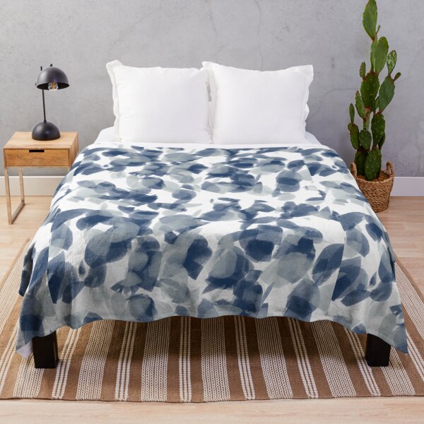 Item preview, Blue and Gray Abstract Pattern Art designed and sold by hopecope.