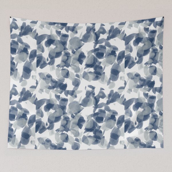 Item preview, Blue and Gray Abstract Pattern Art designed and sold by hopecope.