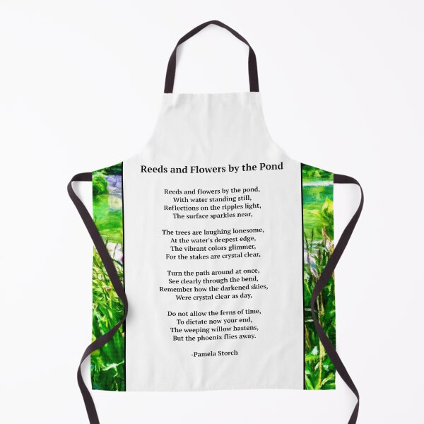 Artikelvorschau, Schilf und Blumen am Teich Poem entworfen und verkauft von Pamela Storch.