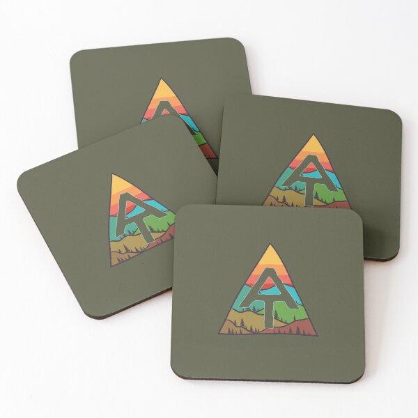 Item preview, Appalachian Trail Vintage Mountains With Sunset Art designed and sold by MrEddie10.