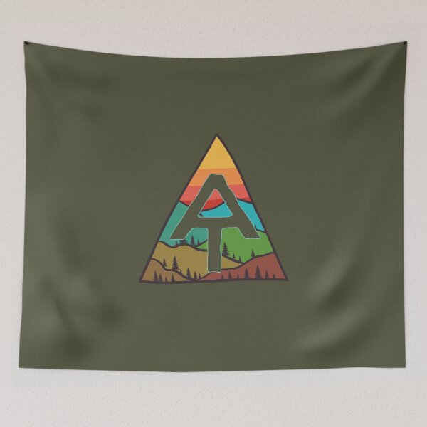 Item preview, Appalachian Trail Vintage Mountains With Sunset Art designed and sold by MrEddie10.
