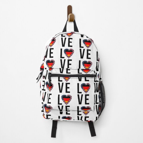 Item preview, Love American and German Heart - Liebe Amerikanisch und Deutsches Herz designed and sold by PandLcreations.