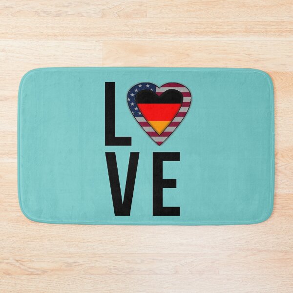 Item preview, Love American and German Heart - Liebe Amerikanisch und Deutsches Herz designed and sold by PandLcreations.