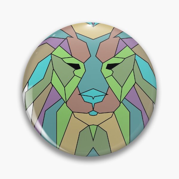 Item preview, Lion Low Poly desgn  Clour T shirt designed and sold by TryLuke.