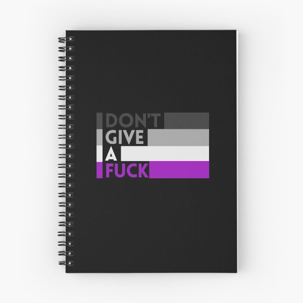 Item preview, Dont Give A Fuck. Asexual Pride designed and sold by Subtle Pride Shop.