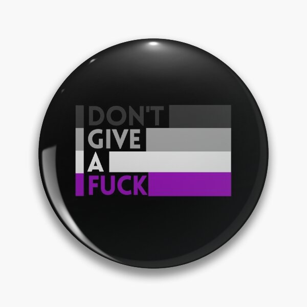 Item preview, Dont Give A Fuck. Asexual Pride designed and sold by Subtle Pride Shop.