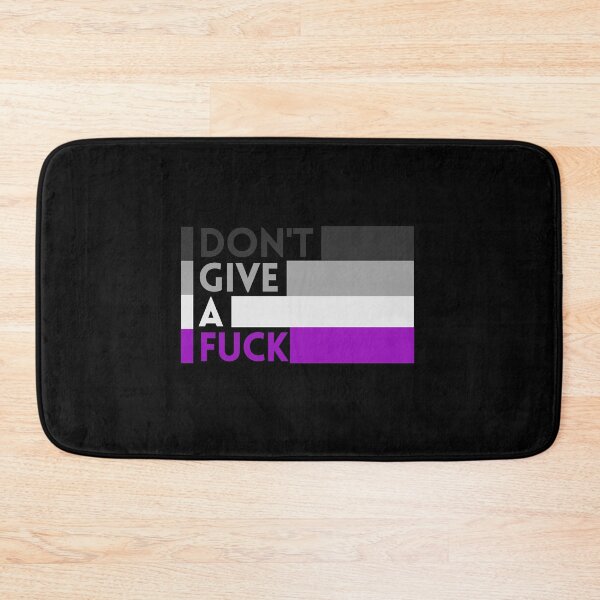 Item preview, Dont Give A Fuck. Asexual Pride designed and sold by Subtle Pride Shop.