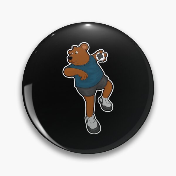 Artikelvorschau, Bär als Handballspieler mit Handball entworfen und verkauft von Snabdesign84.