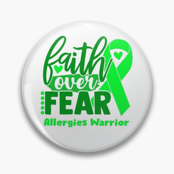 Item preview, Faith Over Fear Allergies Warrior designed and sold by largellie.