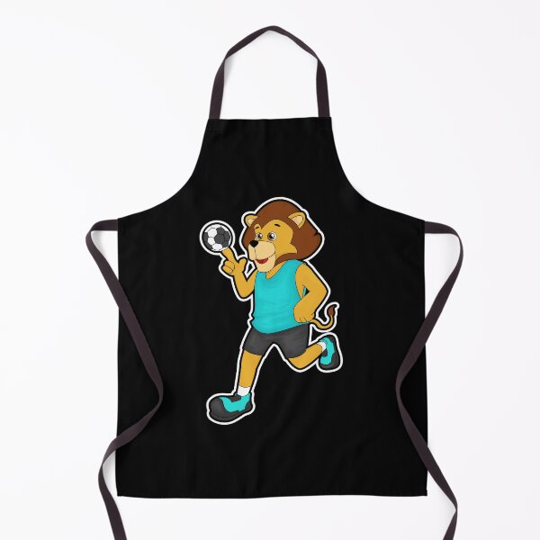 Item preview, Lion at Handball player with Handball designed and sold by Snabdesign84.