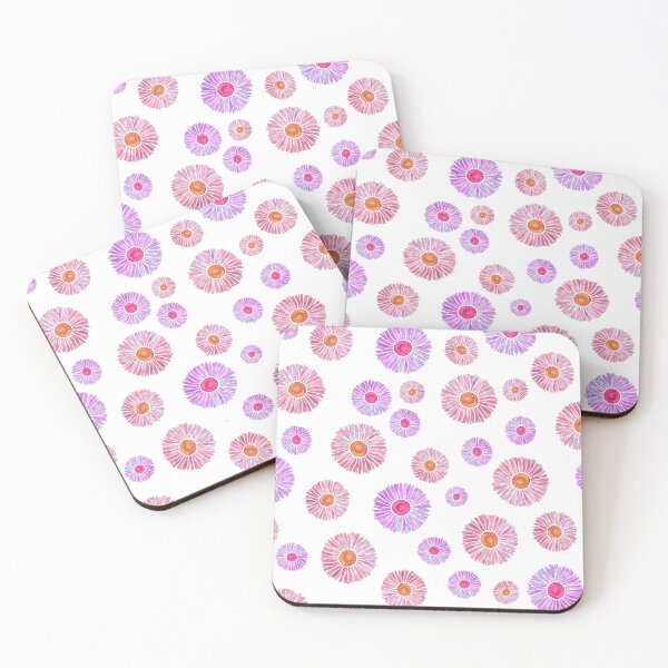 Item preview, Purple and Pink Coneflowers Pattern designed and sold by GrousyGirl.