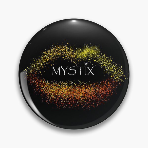 Item preview, Mystix brand yellow orange abstract lips (KISS) designed and sold by MystixJack.