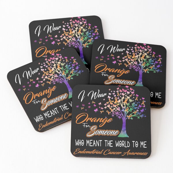 Item preview, I Wear Orange For Someone Endometrial Cancer Awareness designed and sold by Gillosina.