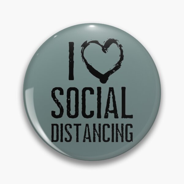 Item preview, I love social distancing  designed and sold by Growwithme.