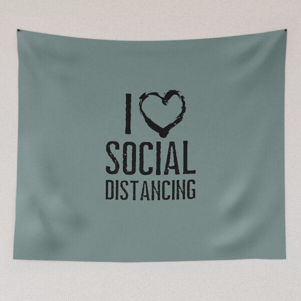 Item preview, I love social distancing  designed and sold by Growwithme.