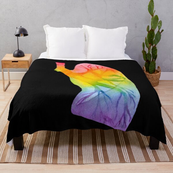 Item preview, Watercolor Rainbow Lung (dark) designed and sold by Alane Fideler.