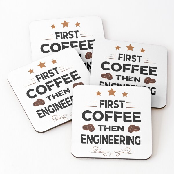 Item preview, First Coffee Then Engineering  designed and sold by Docartdesign.