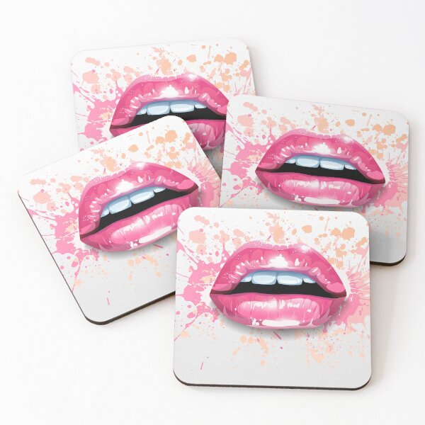 Item preview, Pink Lip Splash  designed and sold by SharpWallArts.