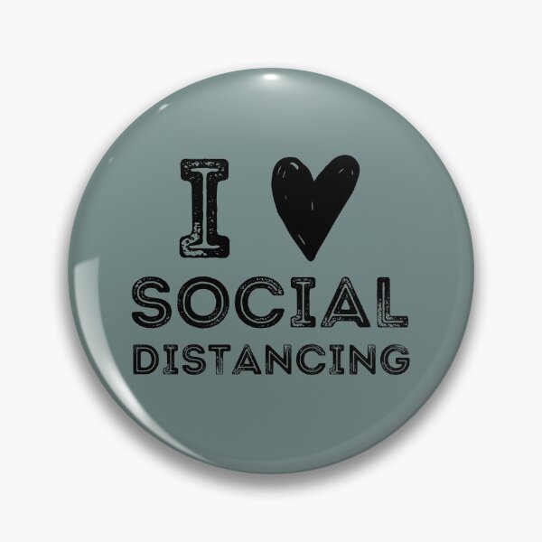 Item preview, I love social distancing  designed and sold by Growwithme.
