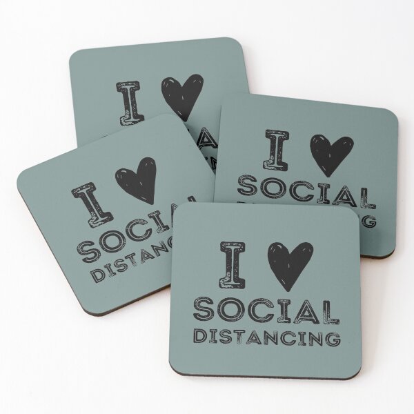 Item preview, I love social distancing  designed and sold by Growwithme.