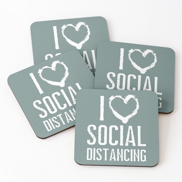 Item preview, I love social distancing  designed and sold by Growwithme.