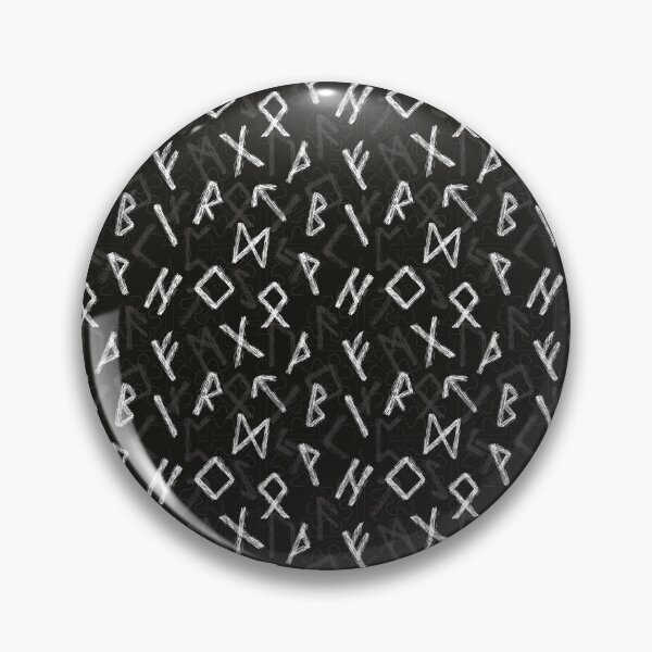 Artikelvorschau, Elder Futhark Norse Pagan Viking Runes Muster entworfen und verkauft von BluePagan.