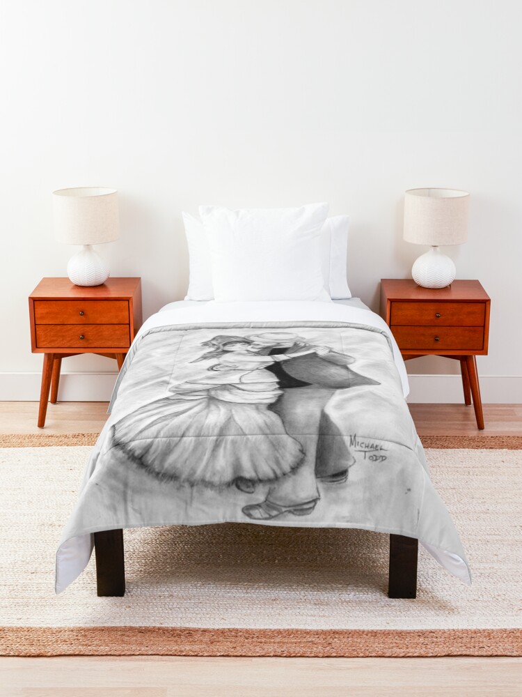 Thumbnail 3 of 6, Comforter, Painter Renoirs "Dancing in the City" designed and sold by michaeltodd.