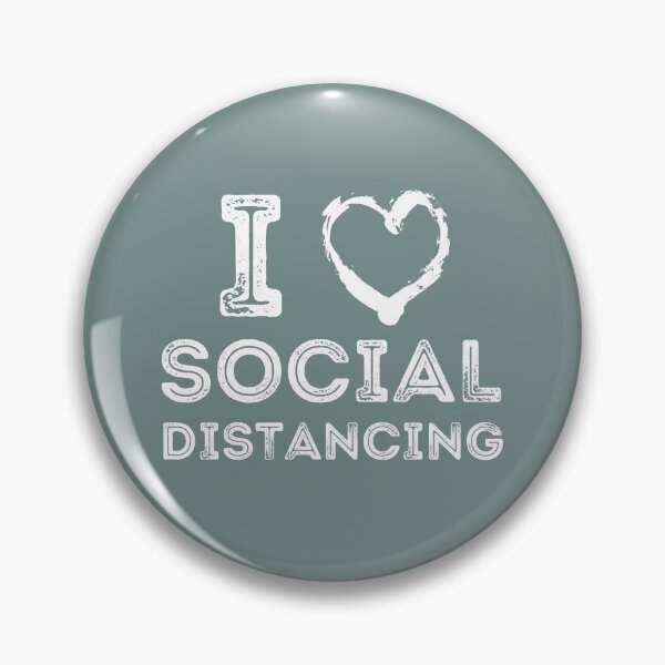 Item preview, I love social distancing  designed and sold by Growwithme.