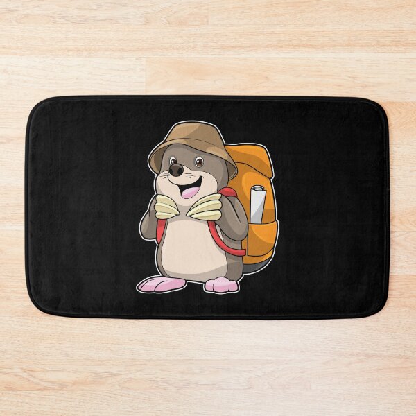 Item preview, Mole as Hiker with Luggage designed and sold by Snabdesign84.