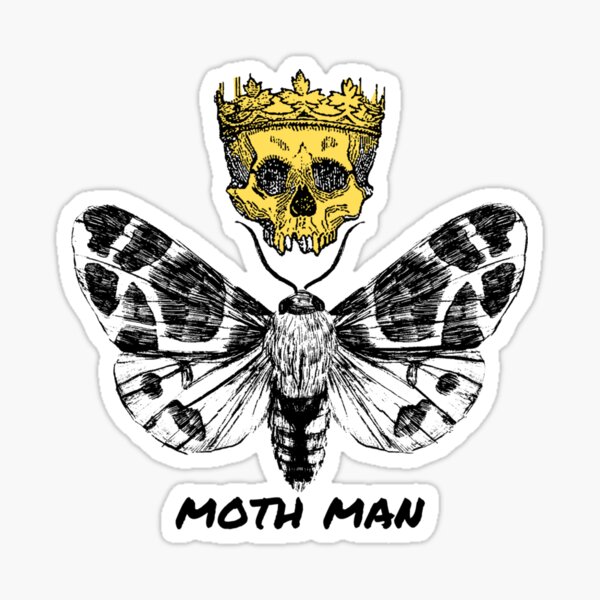 King moth Sticker for Sale by Morganicz