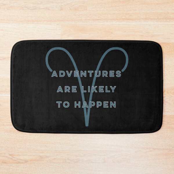 Item preview, Aries Zodiac Fun Quote in Blue and White designed and sold by AMSonArt.