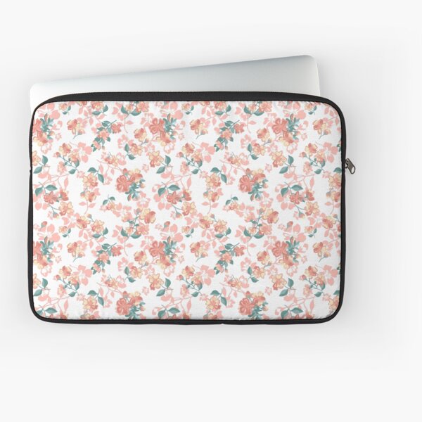 Pretty Floral pattern, spring vibe, vintage Laptop Sleeve