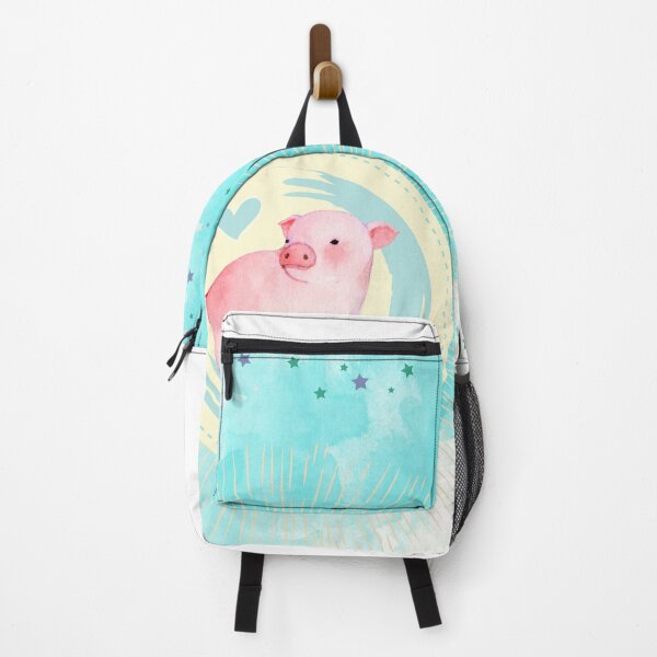 Item preview, Piggy watercolor Journal Design Europe designed and sold by LunaAndRosa.