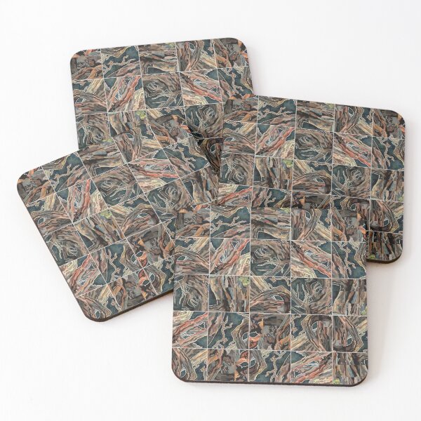 Item preview, Cypress Forest Roots Organic Tiles  designed and sold by jeff-jones.