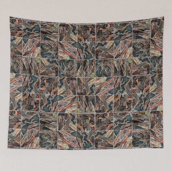 Item preview, Cypress Forest Roots Organic Tiles  designed and sold by jeff-jones.