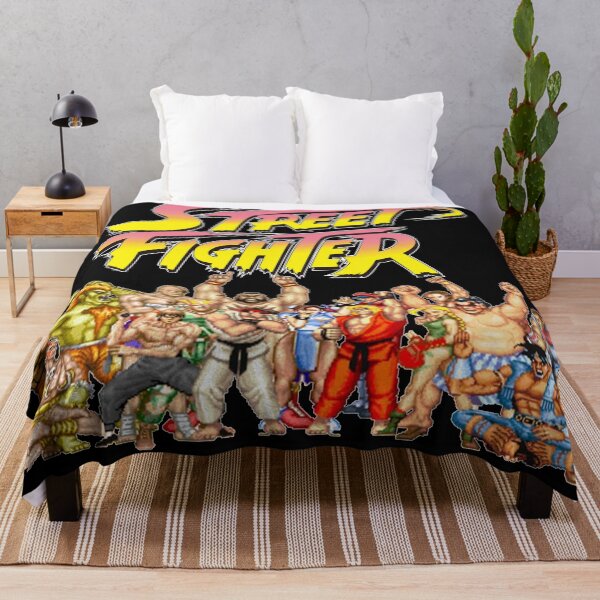  Street Fighter II: The World Warrior Fleece Throw Blanket